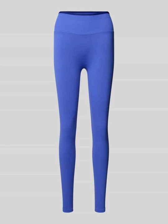 Zdjęcie produktu Legginsy z elastycznym pasem i detalem z logo Fabletics Niebieski