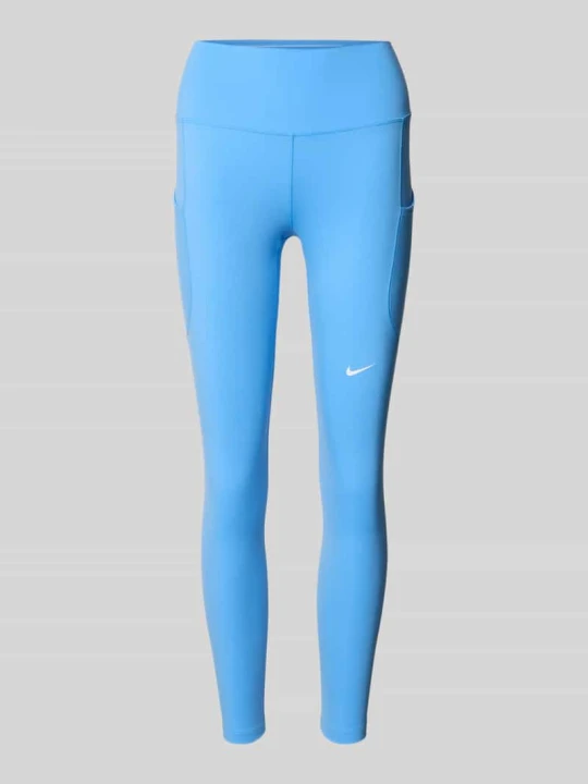 Zdjęcie produktu Legginsy z logo i elastycznym pasem Nike Niebieski