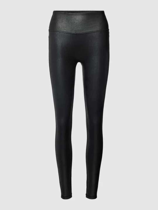 Zdjęcie produktu Legginsy z materiału skóropodobnego Magic Bodyfashion Czarny