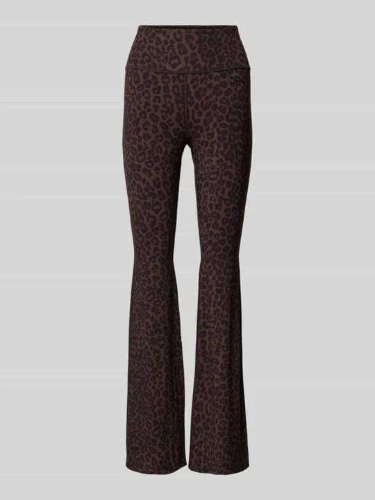 Zdjęcie produktu Legginsy z mieszanki wiskozy lala Berlin Ciemnobrązowy