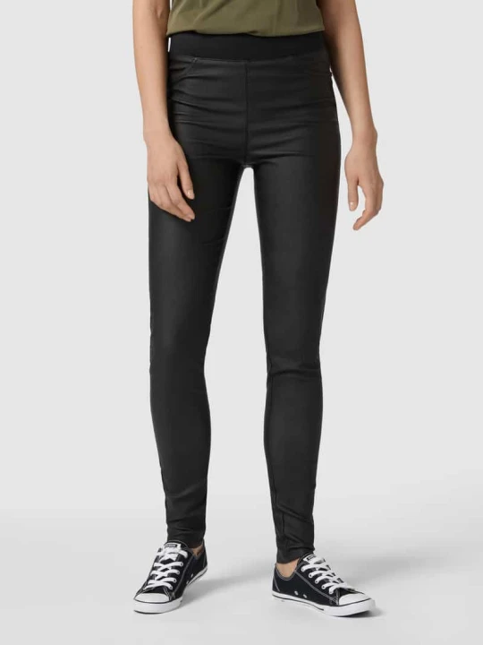 Zdjęcie produktu Legginsy z mieszanki wiskozy model ‘Shantal’ Freequent Czarny