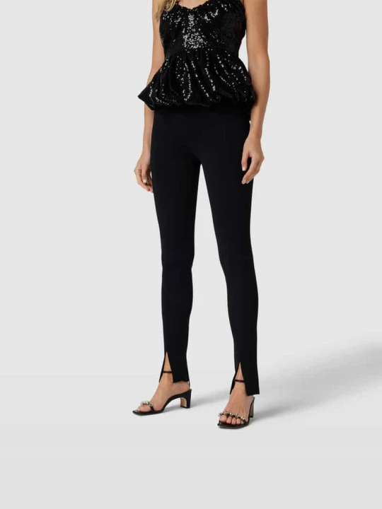 Zdjęcie produktu Legginsy z mieszanki wiskozy Victoria Beckham Czarny