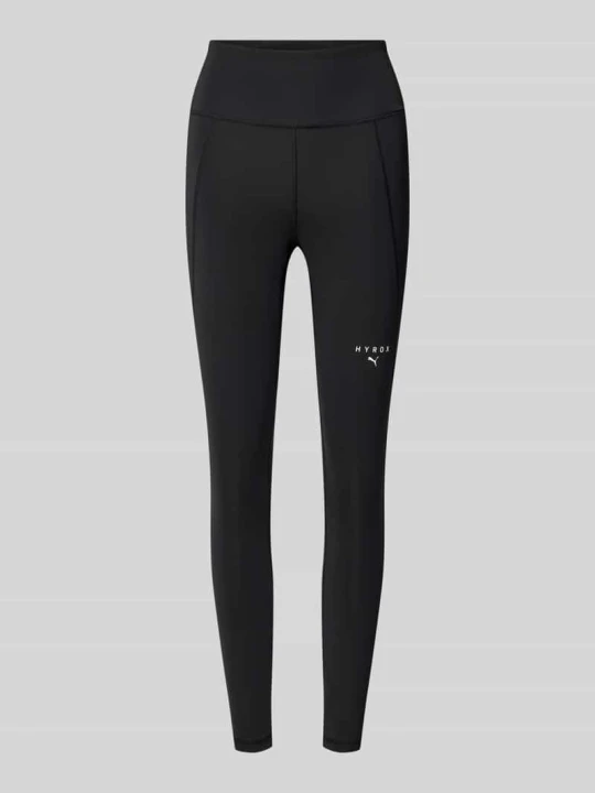Zdjęcie produktu Legginsy z nadrukiem z logo i elastycznym pasem Puma Czarny