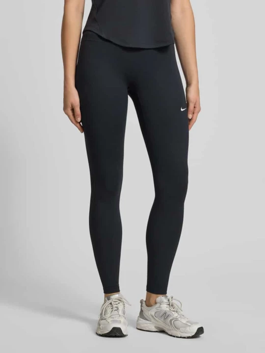 Zdjęcie produktu Legginsy z nadrukiem z logo model 'One' Nike Czarny
