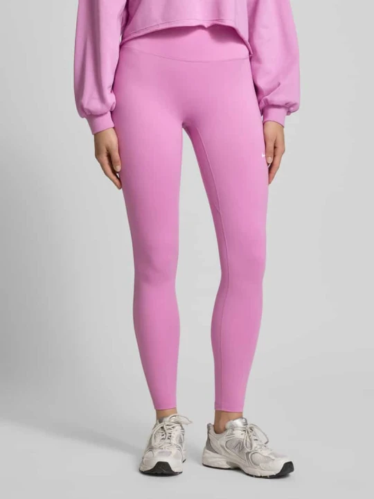 Zdjęcie produktu Legginsy z nadrukiem z logo model 'One' Nike Mocnoróżowy