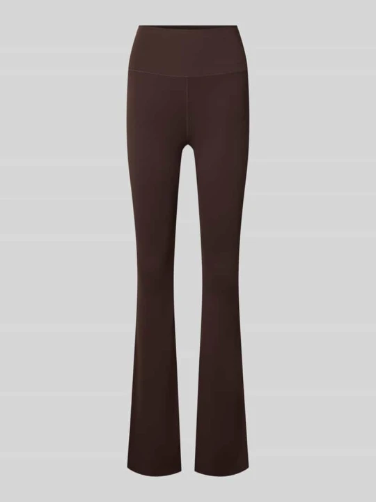 Zdjęcie produktu Legginsy z nadrukiem z logo model 'Sense' AIMN Ciemnobrązowy