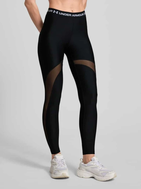 Zdjęcie produktu legginsy z wstawkami z siateczki Under Armour Czarny