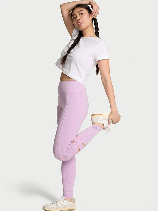 Zdjęcie produktu PINK Legginsy z wycięciem Relay Victoria's Secret Fioletowy