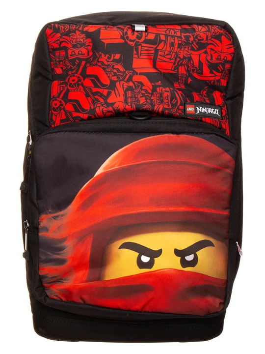 Zdjęcie produktu LEGO 2-częściowy zestaw "LEGO NINJAGO" w kolorze czarno-czerwonym - 42 x 25 x 17 cm rozmiar: onesize