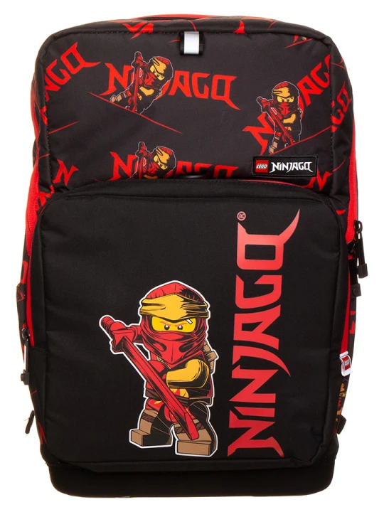 Zdjęcie produktu LEGO 2-częściowy zestaw "LEGO NINJAGO" w kolorze czarno-czerwonym - 42 x 25 x 22 cm rozmiar: onesize
