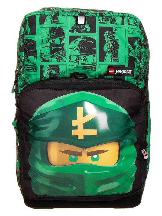 Zdjęcie produktu LEGO 2-częściowy zestaw szkolny "LEGO NINJAGO" w kolorze zielonym - 42 x 25 x 17 cm rozmiar: onesize