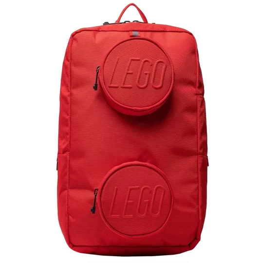 Zdjęcie produktu LEGO Brick 1x2 Backpack 20204-0021, Dla chłopca, Czerwone, plecaki, poliester, rozmiar: One size