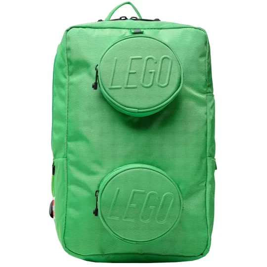 Zdjęcie produktu LEGO Brick 1x2 Backpack 20204-0037, Dla chłopca, Zielone, plecaki, poliester, rozmiar: One size