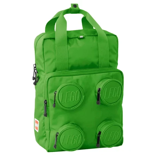 Zdjęcie produktu LEGO Brick 2x2 Backpack 20205-0037, Dla chłopca, Zielone, plecaki, poliester, rozmiar: One size