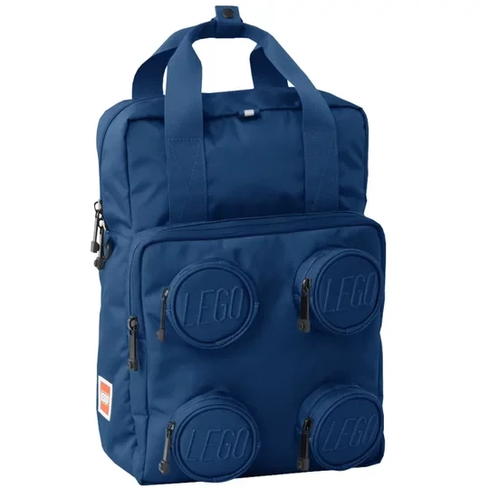 Zdjęcie produktu LEGO Brick 2x2 Backpack 20205-0140, Dla chłopca, Granatowe, plecaki, poliester, rozmiar: One size