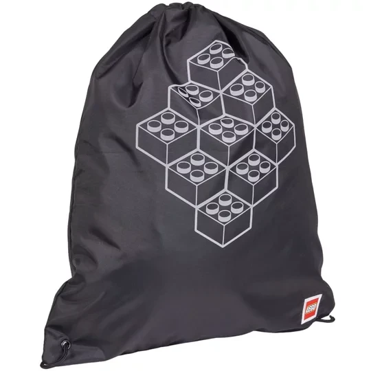Zdjęcie produktu LEGO Bricks Drawstring Bag 10034-2511, Dla chłopca, Czarne, worki, poliester, rozmiar: One size