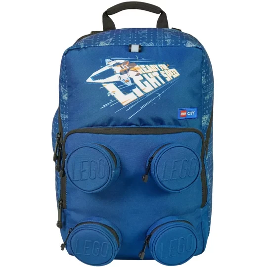 Zdjęcie produktu LEGO City Petersen School Backpack 20209-2505, Dla chłopca, Niebieskie, plecaki, poliester, rozmiar: One size