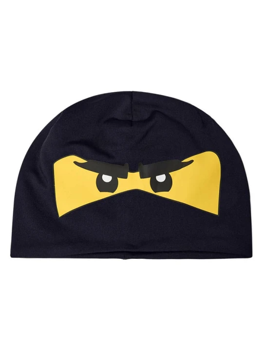Zdjęcie produktu LEGO Czapka beanie "Agan" w kolorze czarnym rozmiar: 50-52 cm
