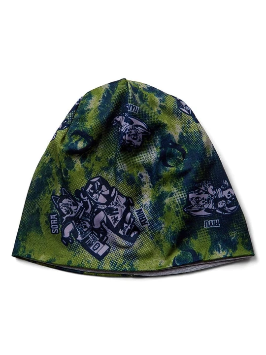 Zdjęcie produktu LEGO Czapka beanie w kolorze zielono-granatowym rozmiar: 50-52 cm