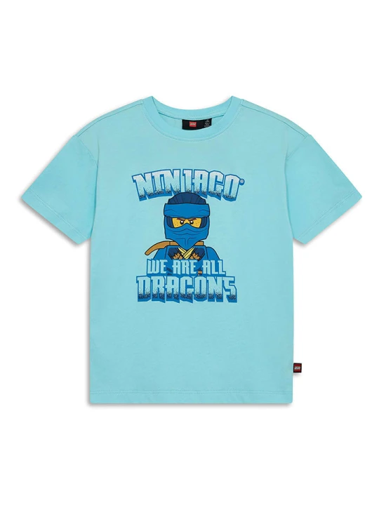 Zdjęcie produktu LEGO Koszulka w kolorze błękitnym rozmiar: 128