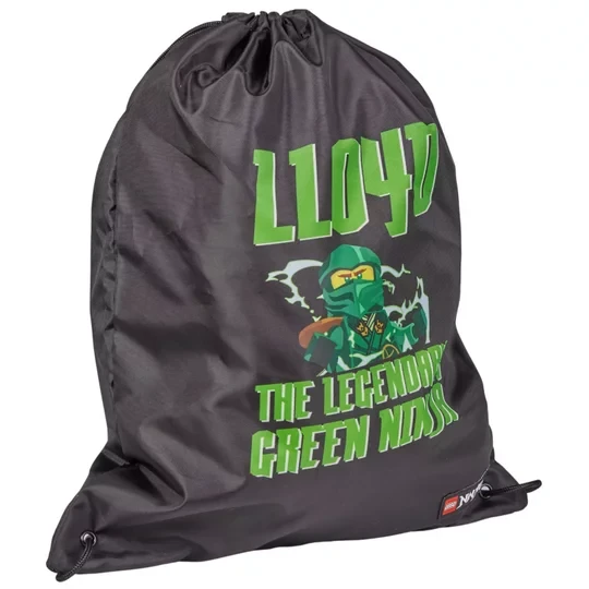 Zdjęcie produktu LEGO Ninjago Drawstring Bag 20286-2508, Dla chłopca, Czarne, worki, poliester, rozmiar: One size