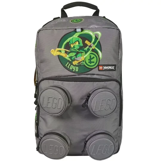Zdjęcie produktu LEGO Ninjago Petersen School Backpack 20209-2501, Dla chłopca, Szare, plecaki, poliester, rozmiar: One size