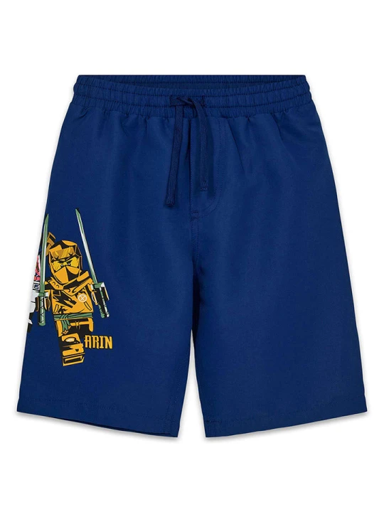 Zdjęcie produktu LEGO Szorty kąpielowe w kolorze granatowym ze wzorem rozmiar: 146