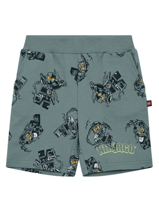 Zdjęcie produktu LEGO Szorty sportowe Pasi 302 12011469 Zielony Regular Fit