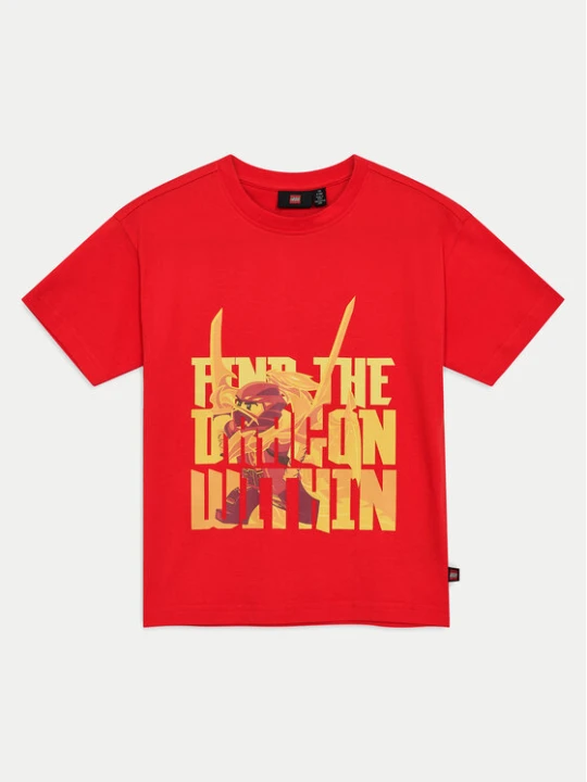 Zdjęcie produktu LEGO T-Shirt Ninjago 12011416 Czerwony Regular Fit