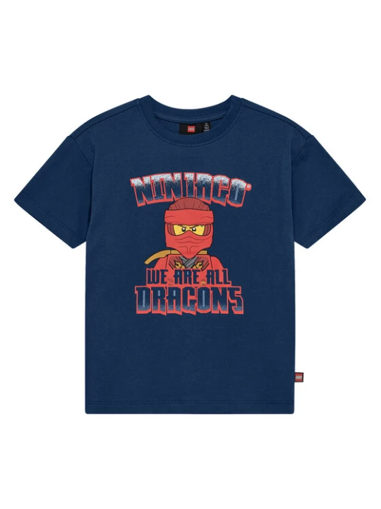 Zdjęcie produktu LEGO T-Shirt Taffy 301 12011459 Granatowy Regular Fit