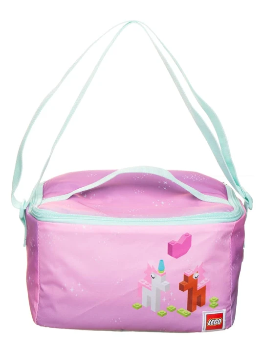 Zdjęcie produktu LEGO Torba chłodząca "LEGO Iconic Sparkle" w kolorze różowym - 23 x 15 x 16 cm rozmiar: onesize