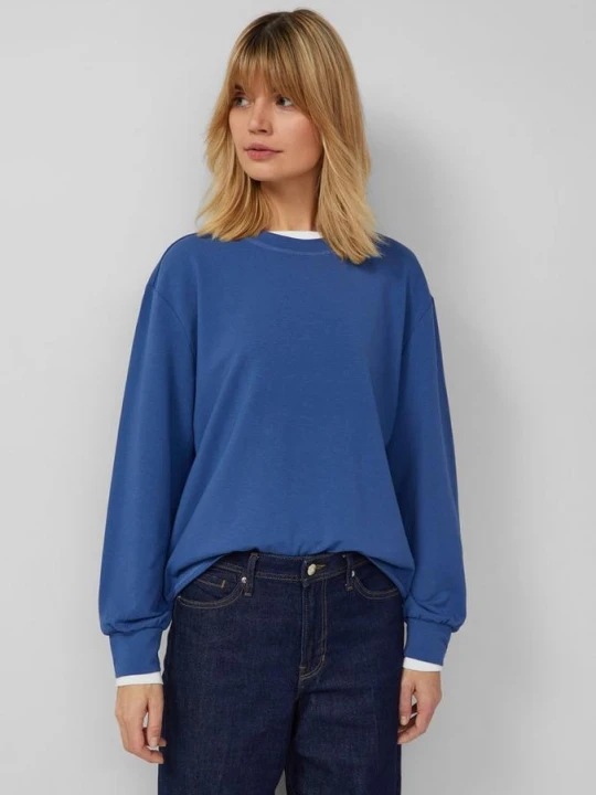Zdjęcie produktu Lekka bluza o kroju Relaxed Fit s.Oliver niebieski