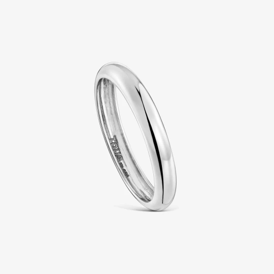 Zdjęcie produktu Lekka Obrączka Ślubna Z Platyny 2, 7 Mm Tous Alianzas - Tous srebrny
