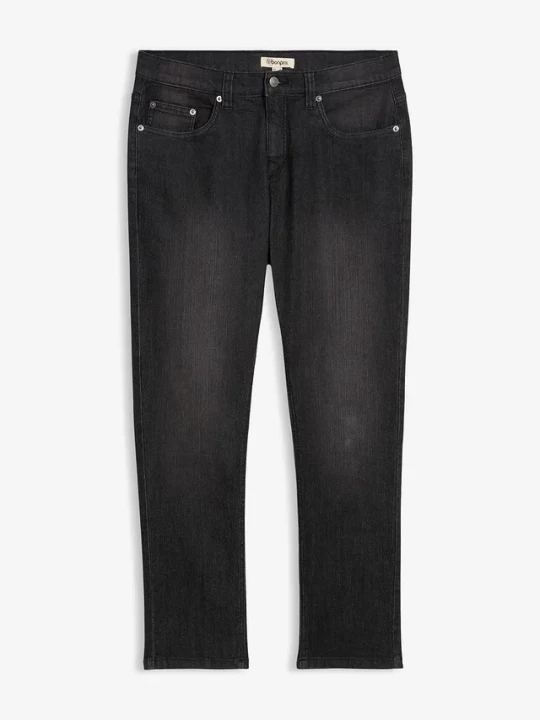 Zdjęcie produktu Lekkie jeansy slim fit, straight BonPrix czarny