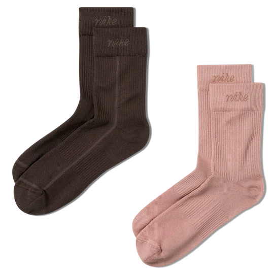 Zdjęcie produktu Lekkie klasyczne skarpety damskie Nike Everyday Plus (2 pary) - Wielokolorowe