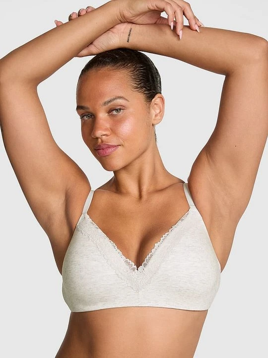 Zdjęcie produktu Lekko usztywniany biustonosz bez fiszbin Wear Everywhere Victoria's Secret Szary
