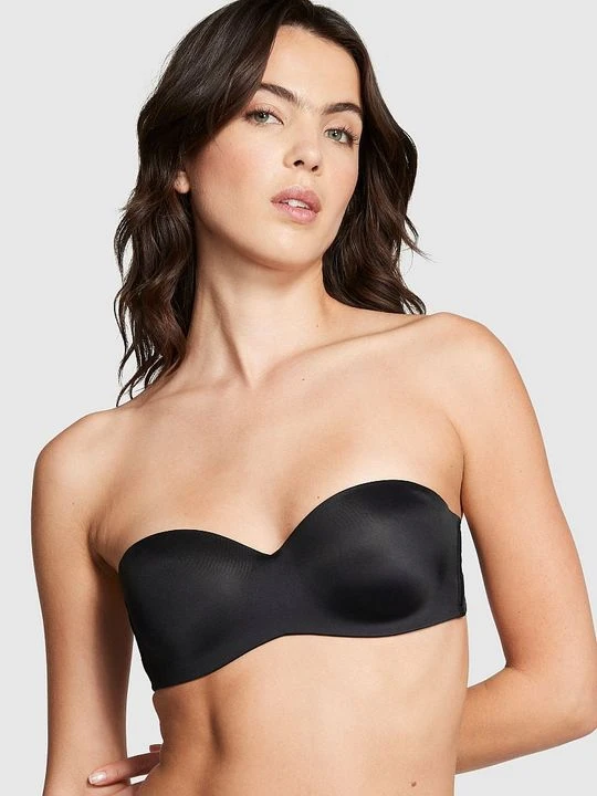 Zdjęcie produktu Lekko usztywniany biustonosz strapless Wear Everywhere Victoria's Secret Czarny