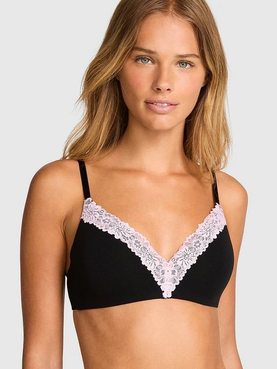 Zdjęcie produktu Lekko usztywniany biustonosz Wear Everywhere™ bez fiszbin Victoria's Secret Czarny