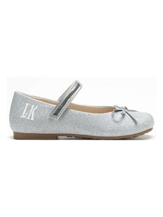 Zdjęcie produktu Lelli Kelly Baleriny "Erica" w kolorze srebrnym rozmiar: 31