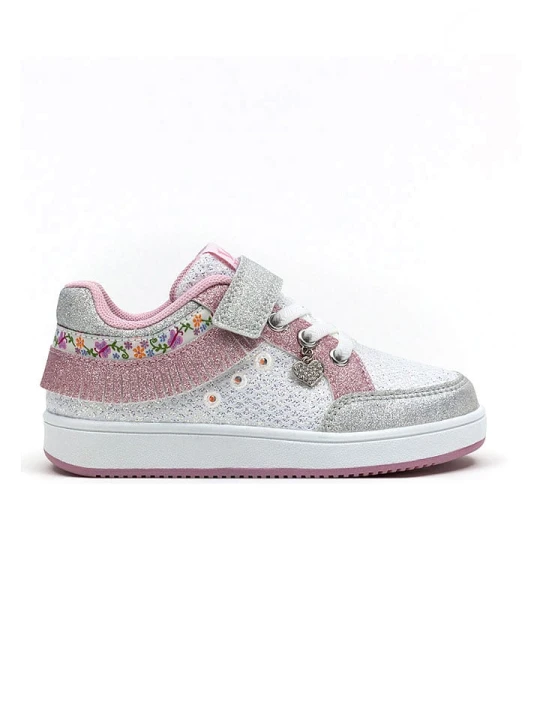 Zdjęcie produktu Lelli Kelly Sneakersy "Frangetta" w kolorze biało-jasnoróżowym rozmiar: 28