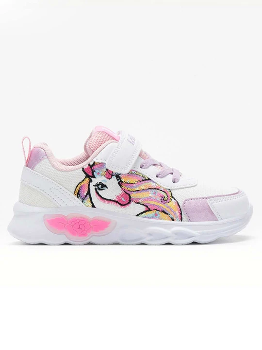 Zdjęcie produktu Lelli Kelly Sneakersy "Maggie" w kolorze biało-fioletowym rozmiar: 26