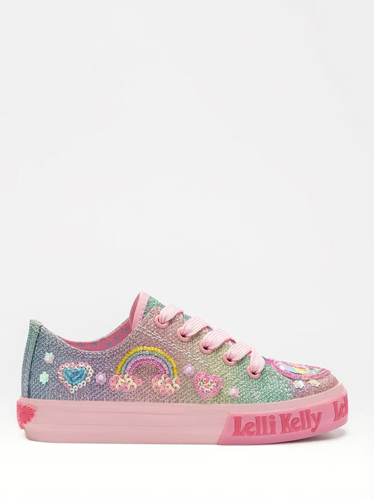 Zdjęcie produktu Lelli Kelly Sneakersy "Unicorn" w kolorze różowym rozmiar: 32