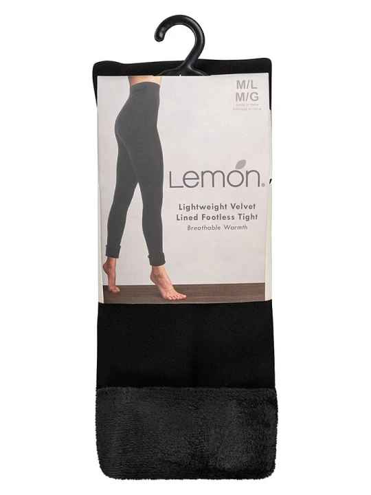 Zdjęcie produktu Lemon socks Legginsy w kolorze czarnym rozmiar: M/L
