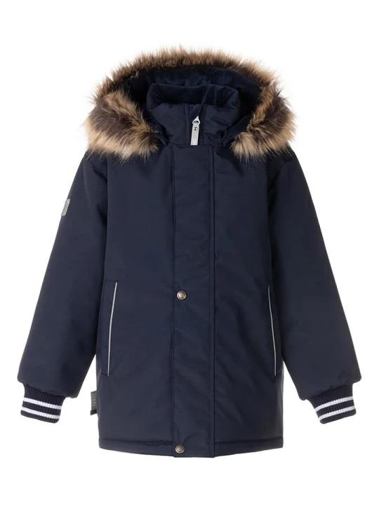 Zdjęcie produktu LENNE Parka zimowa "Buddy" w kolorze granatowym rozmiar: 128
