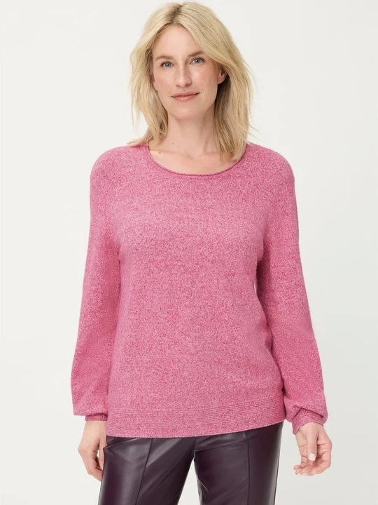 Zdjęcie produktu LENZING™ ECOVERO™ Różowy sweter damski Henny – Liaison en Vogue Olsen