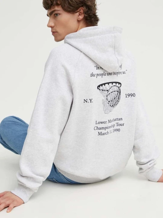 Zdjęcie produktu Les Deux bluza bawełniana szary