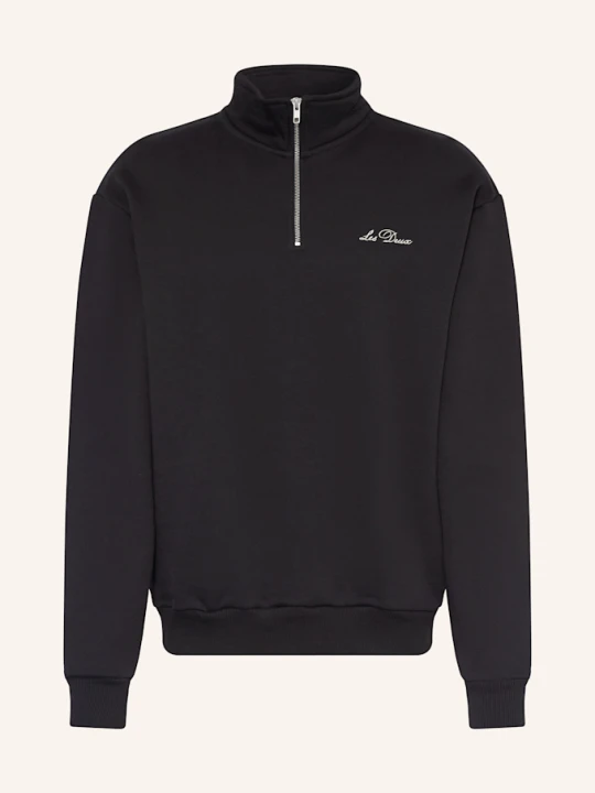 Zdjęcie produktu Les Deux Bluza Dresowa Typu Troyer Crew schwarz CZARNY