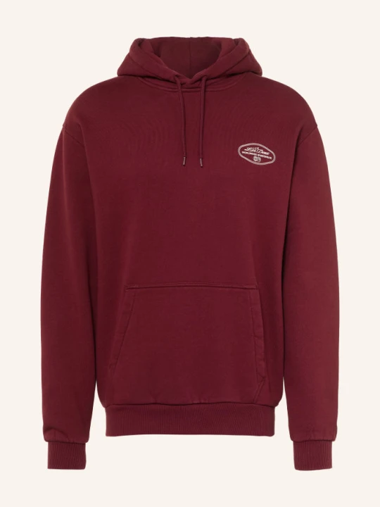 Zdjęcie produktu Les Deux Bluza Z Kapturem Worldwide rot CIEMNOCZERWONY
