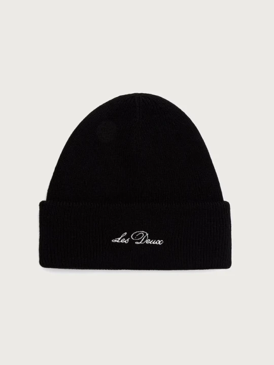 Zdjęcie produktu Les Deux czapka beanie męska wełniana czarny