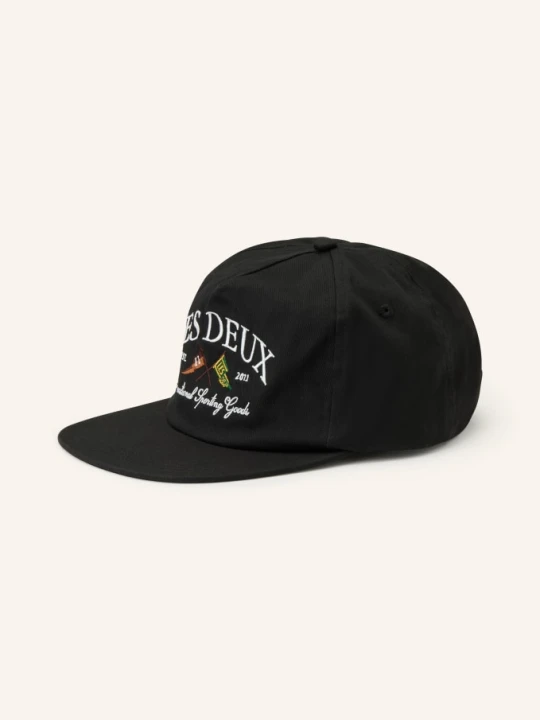 Zdjęcie produktu Les Deux Czapka Ivy League Twill Letterman Cap schwarz CZARNY